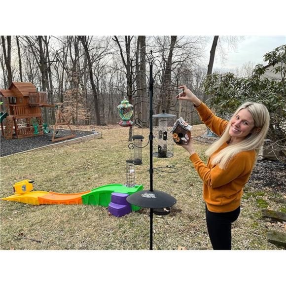 Hanging Bird Houses for Outside,Hand-Painted Bird Houses for Outdoors Decorative - Picture 3 of 7